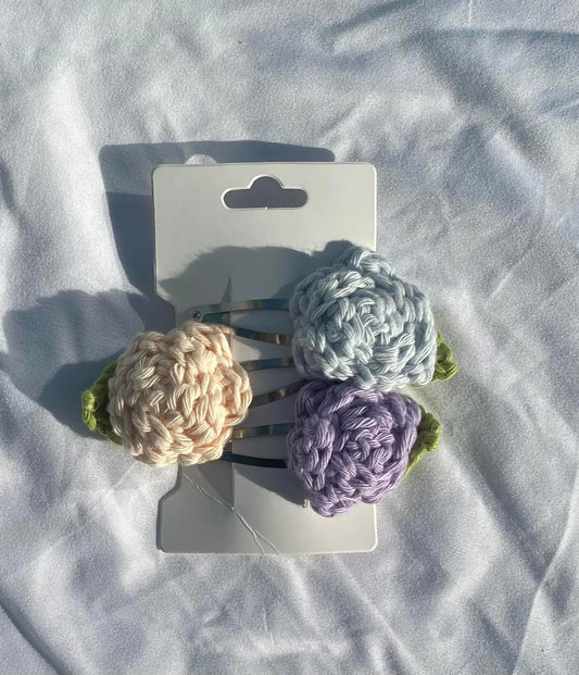 rose hairclips